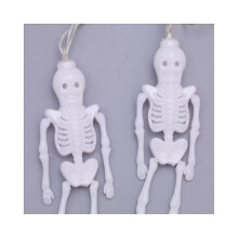 2.5m Human Design Skeleton Light Colorful Halloween Series Led Light String, 20 Leds 3 Aa Battery Operated Party Props Fairy Decoration Night Lamp
