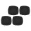 4pcs Jacquard Polyester Stretch Wedding Chair Seat Cover Black_l 17