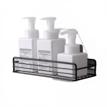 Toilet Shelf Shampoo Shelf Wall Mount Shower Shelf Toilet Paper Shelf Kitchen Drain Shelf Spice Jar Storage Shelf