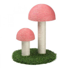 Pet Supplies Climbing Natural Sword Simulation Lawn Cat Scratch After Scratching Cat Tree Tower Mushroom Shape