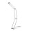 Foldable Dimmable LED Desk Lamp Foldable Touch Desk Lamp LED Reading Lamp (Silver) 1