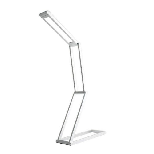 Foldable Dimmable LED Desk Lamp Foldable Touch Desk Lamp LED Reading Lamp (Silver)