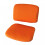 Set Office Chair Covers Stretch Design Computer Desk Cover Orange 2