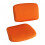 Set Office Chair Covers Stretch Design Computer Desk Cover Orange 5