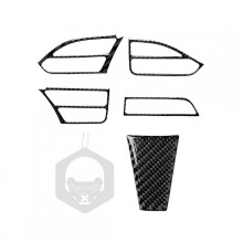 Carbon Fiber Look Steering Wheel Cover Trim Accessories Compatible for Tesla Model S/x