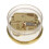 Round Clear Acrylic Clock Music Clearance Melody Box Danube Blue 16