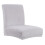 Low Back Stretch Bar Stool Counter Chair Cover, Light Gray 3