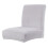 Low Back Stretch Bar Stool Counter Chair Cover, Light Gray 6