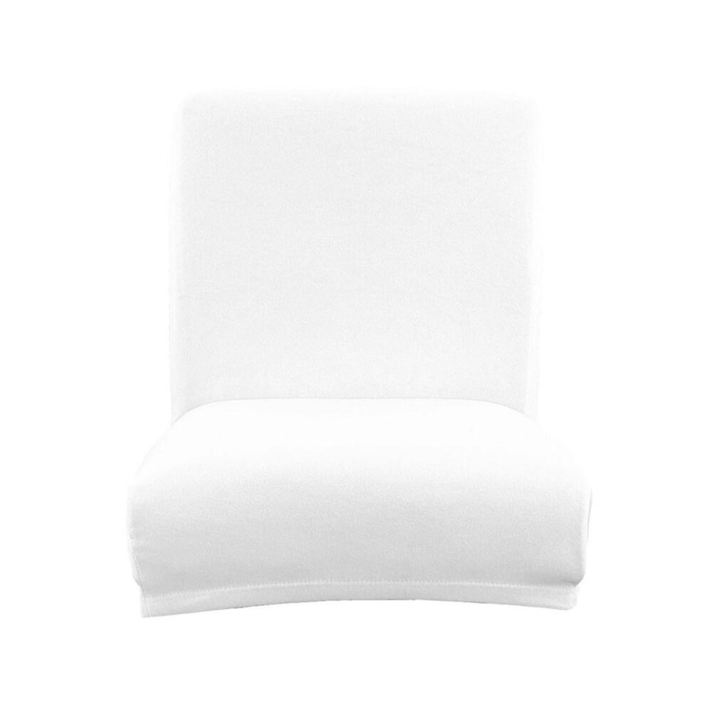 Low Back Stretch Bar Stool Counter Chair Cover, Light Gray