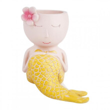 Succulent Planter with Mermaid Drainage Small Flower Pot Blue Flower Pot