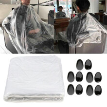 50x Hairdressing Capes Waterproof Hair Hairdressing Gowns Shawl With