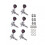 Bass Machine Tuning Pegs 7