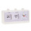 Fashion Retro Flip Clock Digtal Flip Day Date Display Time Clock White 4