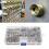 120pcs Flat Head Threaded Rivet Nut Insert Assortment Kit 17