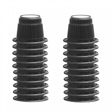 Refillable K Cup Coffee Espresso Capsule Filter Cup for Nespresso , 20pcs Pp K Cup Coffee Capsulepod, 2 Color Optional