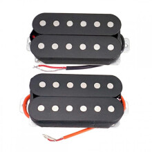 Premium High Output 50/52mm Alnico 5 Electric Guitar Humbucker Passive Pickup Dual Coil Neck & Bridge W/ Screw Springs Guitar Parts Black