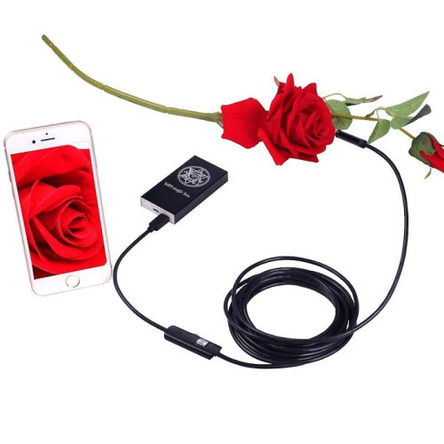 F100 8mm Wifi Waterproof Borescope Inspection Camera Android Ios Led 2m 1
