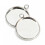 20 Pieces 12mm Silver Cabochon Holder Pendant Trays 4