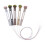5pcs Mini Railway Model, Led Railroad Light Post, Ho Scale 1:100 7.3cm 10