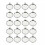20 Pieces 12mm Silver Cabochon Holder Pendant Trays 2