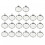 20 Pieces 12mm Silver Cabochon Holder Pendant Trays 1