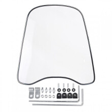 Windproof Clear Pc Front Windshield Protection Shield for Motorcycle Scooter
