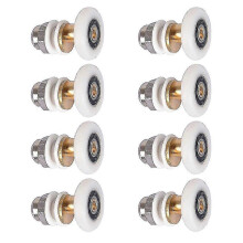 (As show, One size) Set Of 8 Casters For Bathroom Shower Sliding Door