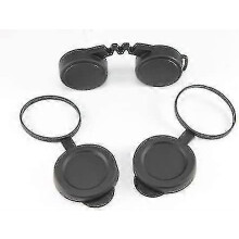 (As show, One size) 10x42 Rubber Lens Caps For Binoculars + Rainguard,objective Optics Protection Covers