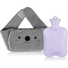 (As show, One size) 2023 Hot Water Bottle Belt Cartoon Koala Belt Water Thermos 2pcs Set New