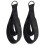 (As show, One size) 2pcs Double Loop Straps,feet Straps, Yoga Double Loop Straps Padded D-ring Ankle Strap 1