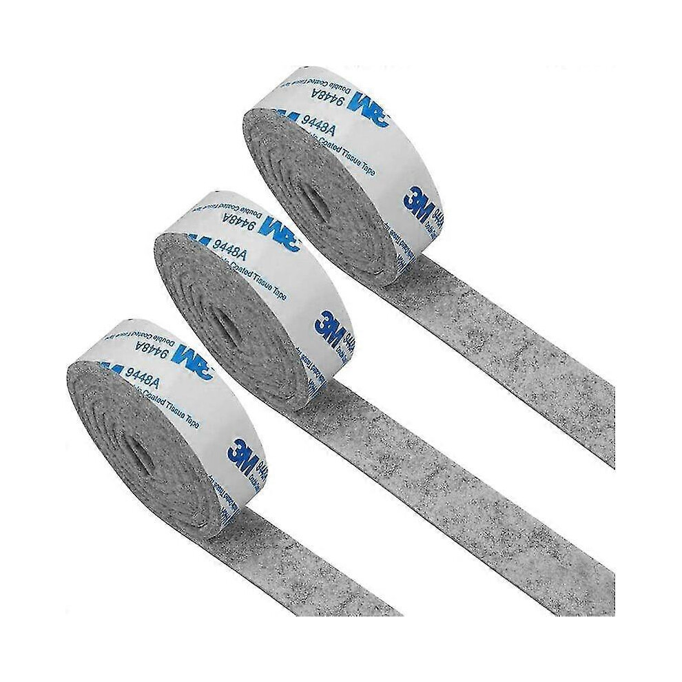 (As show, One size) Furniture Felt, 5 Rolls Self-adhesive Felt (100 * 2cm) Free to Cut Any Size or Shape Non-Slip Felt Pad for Sofa Chair Table Leg Pr-image-OPC-PHP2ZCR-NEW