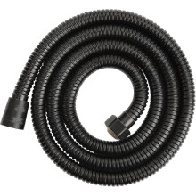 (As show, One size) Black Shower Hose 2m(79"), Chrome Stainless Steel Shower Pipe, Anti-kink And Leakproof, Flexible Shower Cable, Easy Diy Replacement Hao