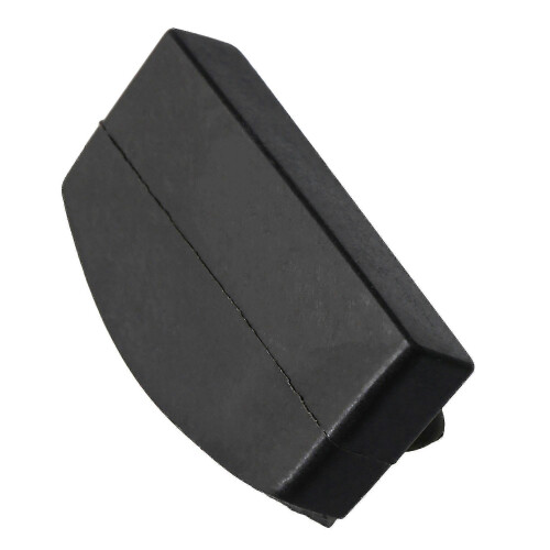 (As show, One size) 50pcs Bed Slat Plastic End Caps Holders 55mm Black - 2