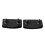 (As show, One size) 50pcs Bed Slat Plastic End Caps Holders 55mm Black - 2
