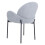 Living And Home (Grey) 2Pcs Upholstered Dining Chairs with Armrest 5