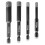 (As show, One size) Dry Diamond Drill Bits - 4pcs - (6mm), (8mm), (10mm), (12mm) - Hex - Tile Drill Bits 1