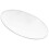 (As show, One size) Transparent 3mm Thick Mirror Acrylic Round Disc Dimetro:60mm 2