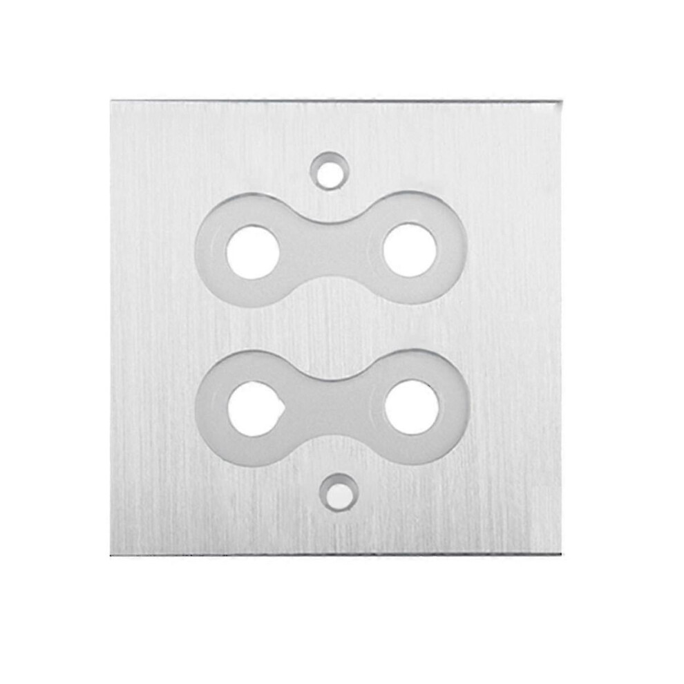 (As Show, One Size) Connector Banana Wall Plate Banana Plug Binding Post Wall Plate For Speakers Home Theater(Single Wa 8191722658913