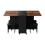 Living And Home Folding Dining Table Set with 4 Stools 6