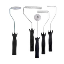 (As show, One size) 5pcs Fiberglass Roller Kit Bubble Paddle Tool Laminating Roller Kit