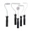 (As show, One size) 5pcs Fiberglass Roller Kit Bubble Paddle Tool Laminating Roller Kit 1
