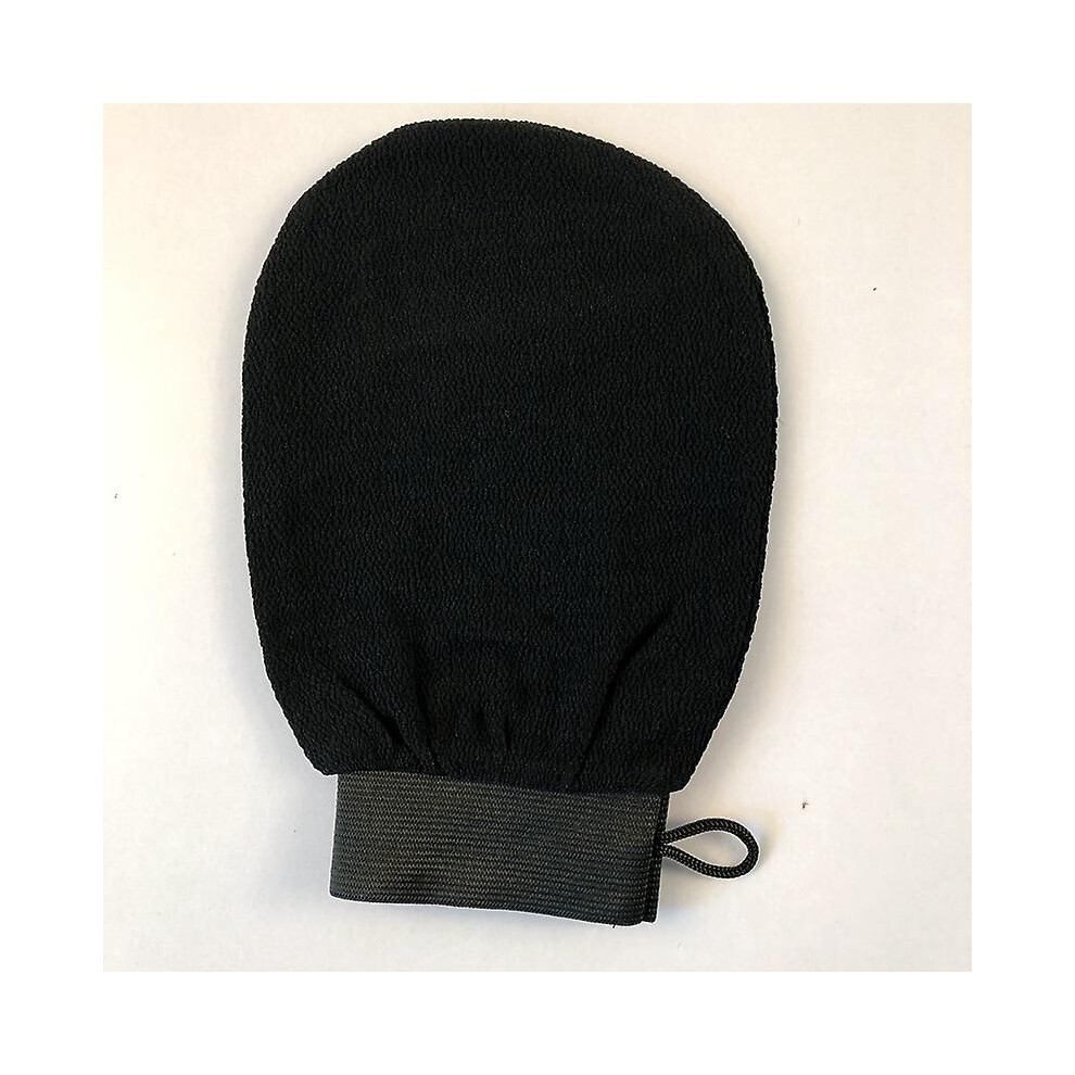 Black (As Show, One Size) Exfoliating Glove, Horsehair Glove, Hammam, Natural And Effective Scrub, Body And Face Woman And Man, Cleans And Purifies The Skin