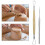 (As show, One size) 8pcs Pottery Craft Tools Clay Sculpture Kit 4