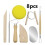 (As show, One size) 8pcs Pottery Craft Tools Clay Sculpture Kit 1