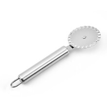 (As show, One size) Pastry Wheel, Dough Wheel, Cutting Wheel, Stainless Steel, 18 Cm, Diameter 5.7 Cm
