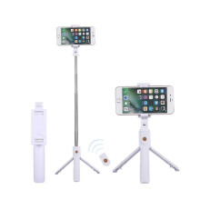 (As show, One size) White Bluetooth Selfie Stick, 3 In 1 Mini Tripod Telescopic Smartphone Monopod With Remote Control Aluminum Alloy For Iphone 13 12 11 Pro Max/xs/xr/x/