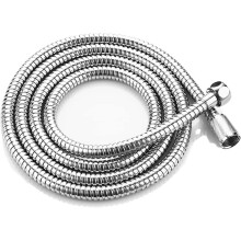 (As show, One size) Shower Hose, 2m Stainless Steel Shower Hose, Universal Shower Hose, Universal Threaded Connector (G1/2 inch)(1.5m)