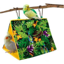 (As show, One size) Bird Hammock Hanging Tent(L), for Bird Nest Cage Toy for Small Pets Hammock Parrot Parakeet Pigeon Perch Perch Lovebird Perch