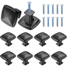 (As show, One size) 10 Pieces Black Kitchen Cabinet Handle, Door Handle Drawer, Door Kitchen Furniture Knob, Furniture Handles for Kitchen Cabinet Cupboard - 1.2 inch/30