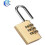 (As show, One size) Combination padlock - Security lock with numbers - Maximum hardness and reliability - 3 numbers - 1 padlock 2